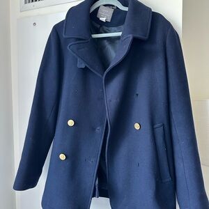 JCrew Women’s Navy Pea Coat